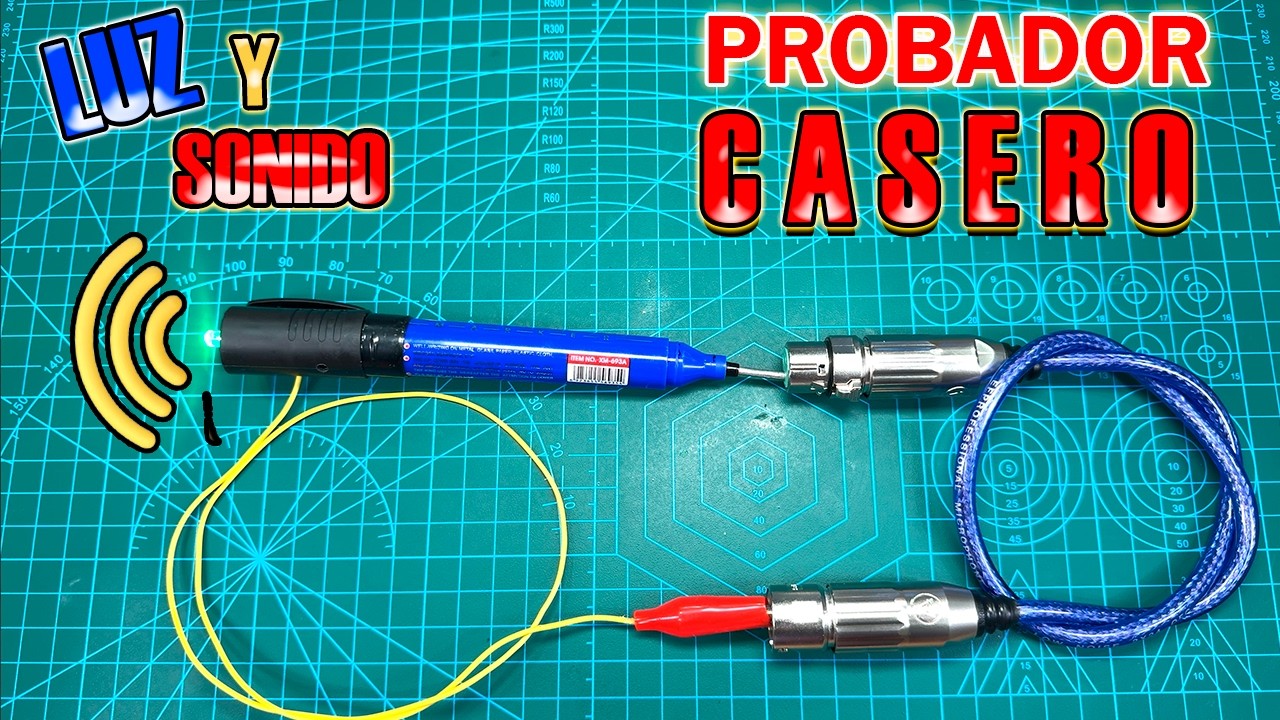 Como Hacer Un Probador De continuidad Casero Para Cables XLR, TRS, TS Y SPEAKON de 4 hilos