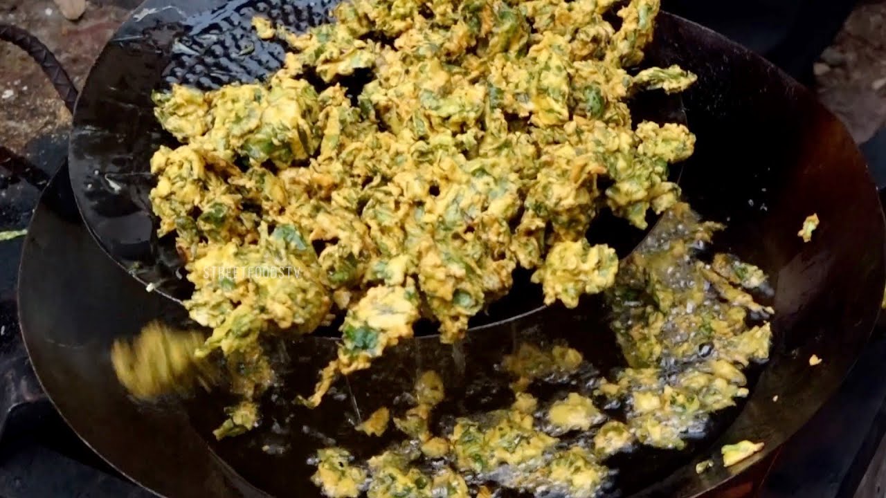 Street Style Palak Pakoda Recipe | Street Food
