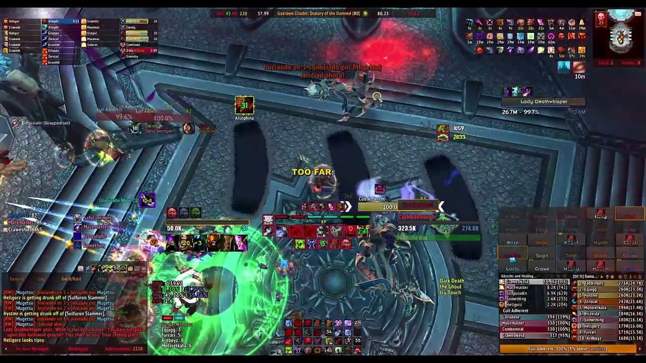 Warmane POV Unholy Deathknight Light Of Dawn (ICC 25 Heroic)