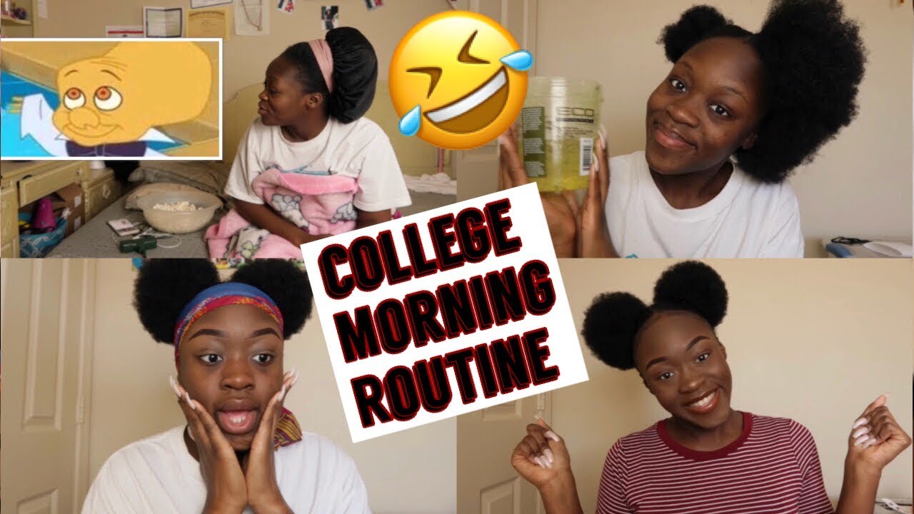 The REALEST and MOST HILARIOUS COLLEGE MORNING ROUTINE (2018)