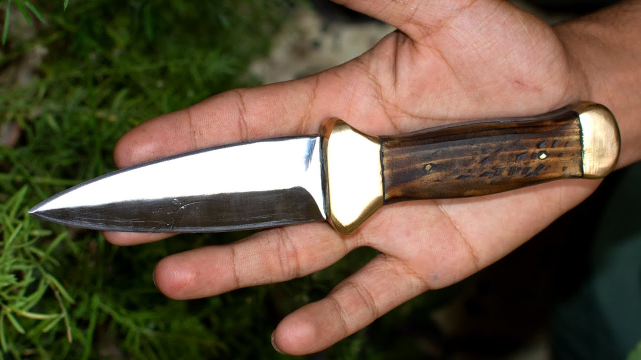 Forging Boot Knife out of old Pipe Wrench