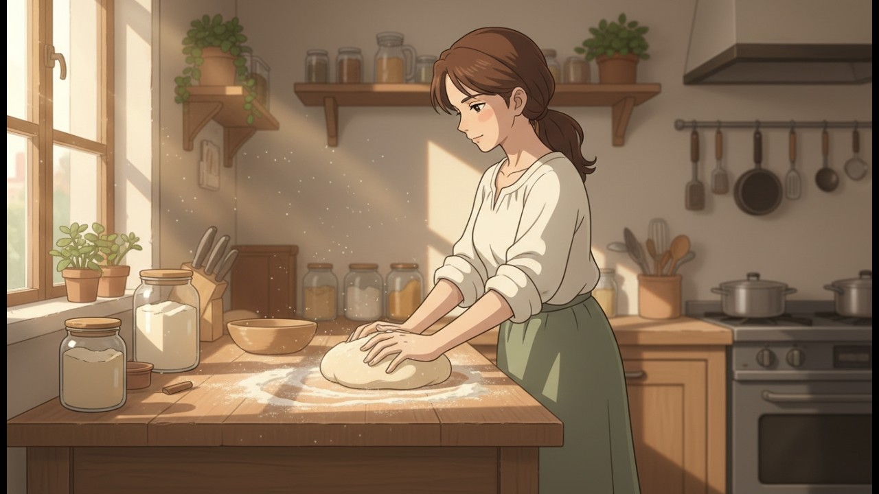 Sunday Bread Baking | Cozy Traditional Morning ASMR