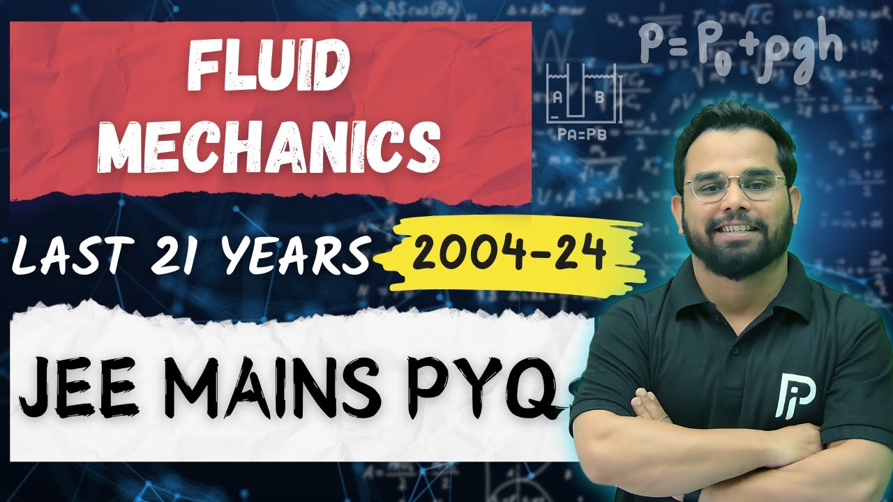 10. Fluid Mechanics | Every JEE MAINs PYQ from 2004–2024