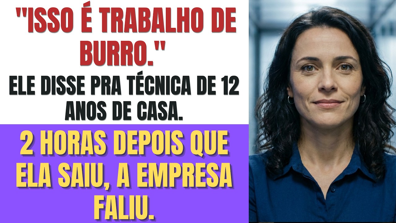 O Diretor humilhou meu trabalho. 