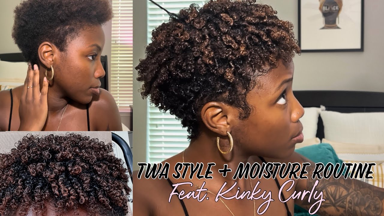 Tapered TWA Natural Hair Routine | Kinky-Curly | OVER 7 DAY DEFINITION