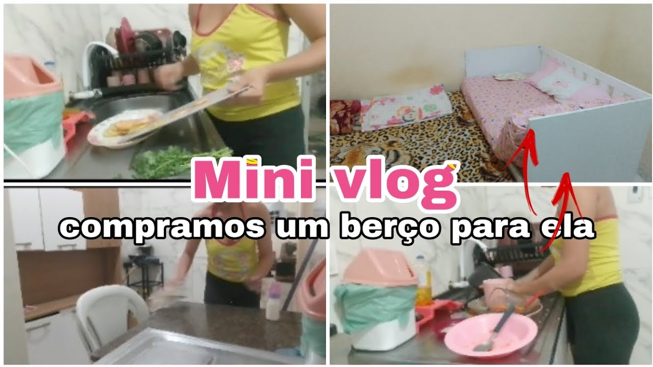 Mini vlog da noite + comprei um berço pra minha filha.