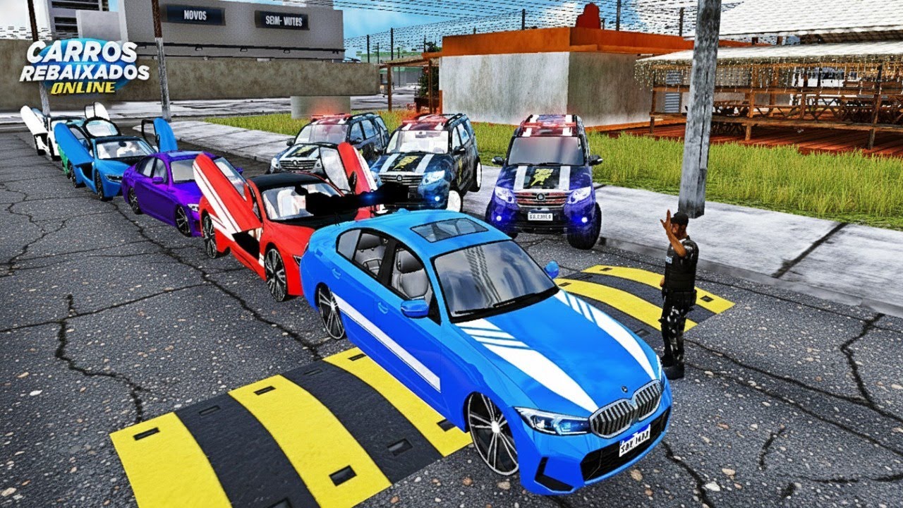 CARROS REBAIXADOS ONLINE | TRAVANDO NA LOMBADA COM OS CARROS ESPORTIVOS DA BMW !