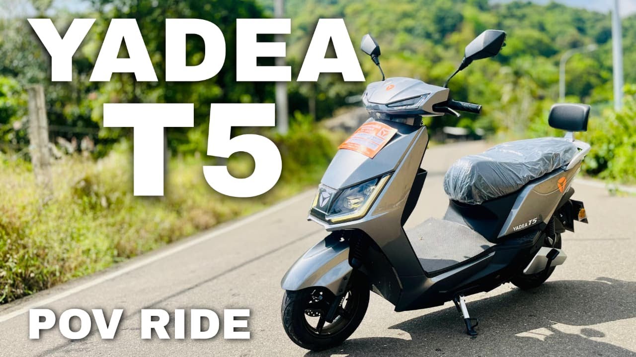 YADEA T5 ELECTRIC SCOOTER - 2025 - Real POV Test RIDE - GOPRO HERO 9 BLACK - SL POV HUB 4K