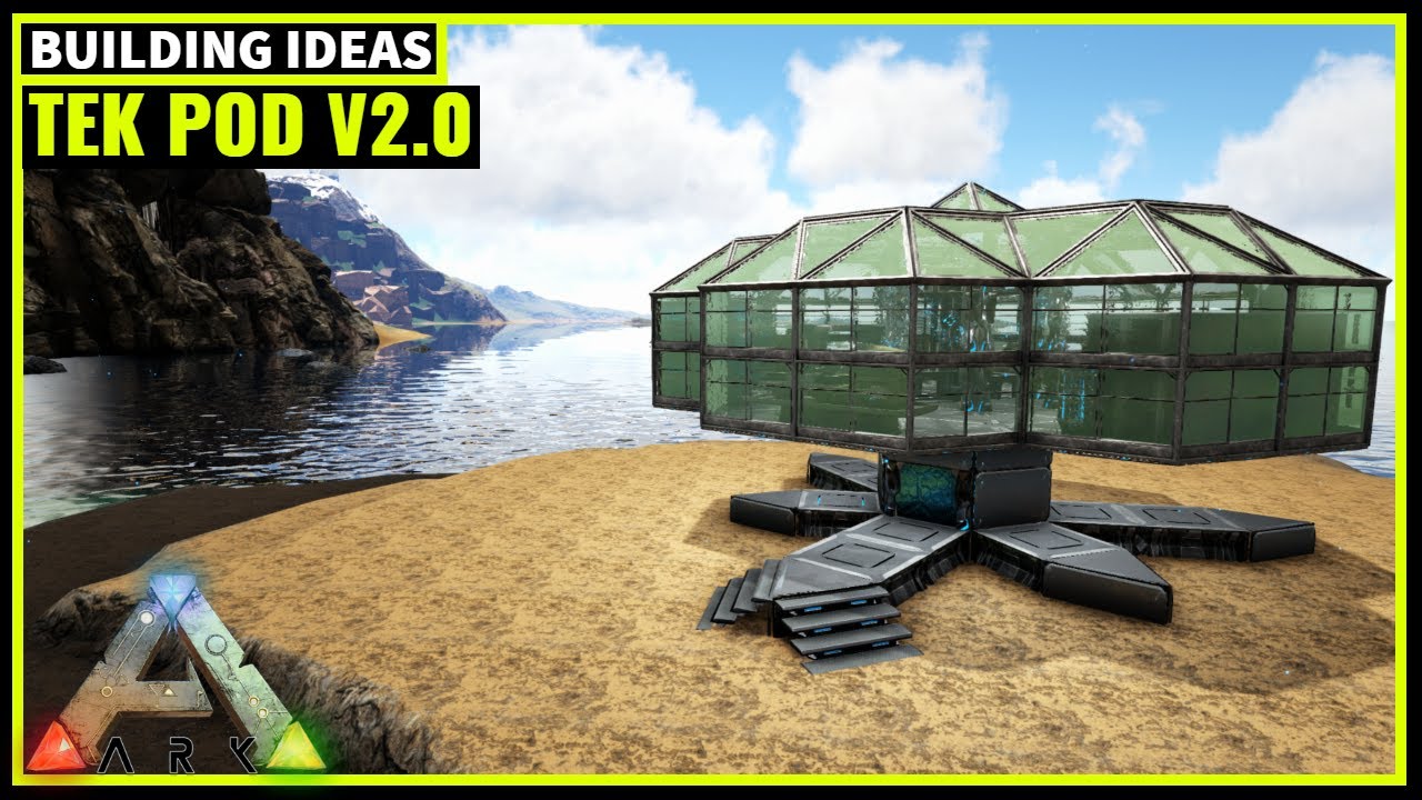 HOW TO BUILD A TEK POD PVE BASE (V2.0) | ARK SURVIVAL