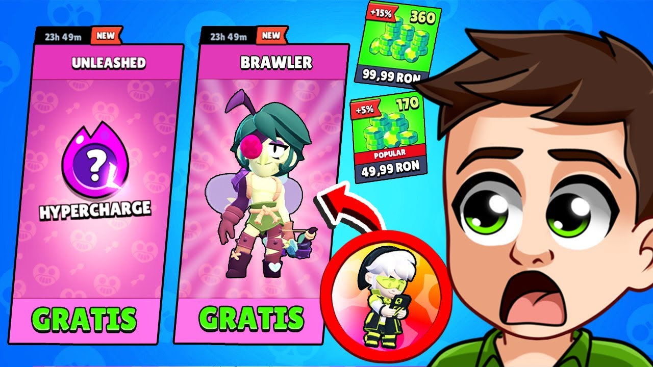 HYPERCHARGE *GRATIS* pe Shop si Am CUMPARAT Brawlerul Nou ANGELO!
