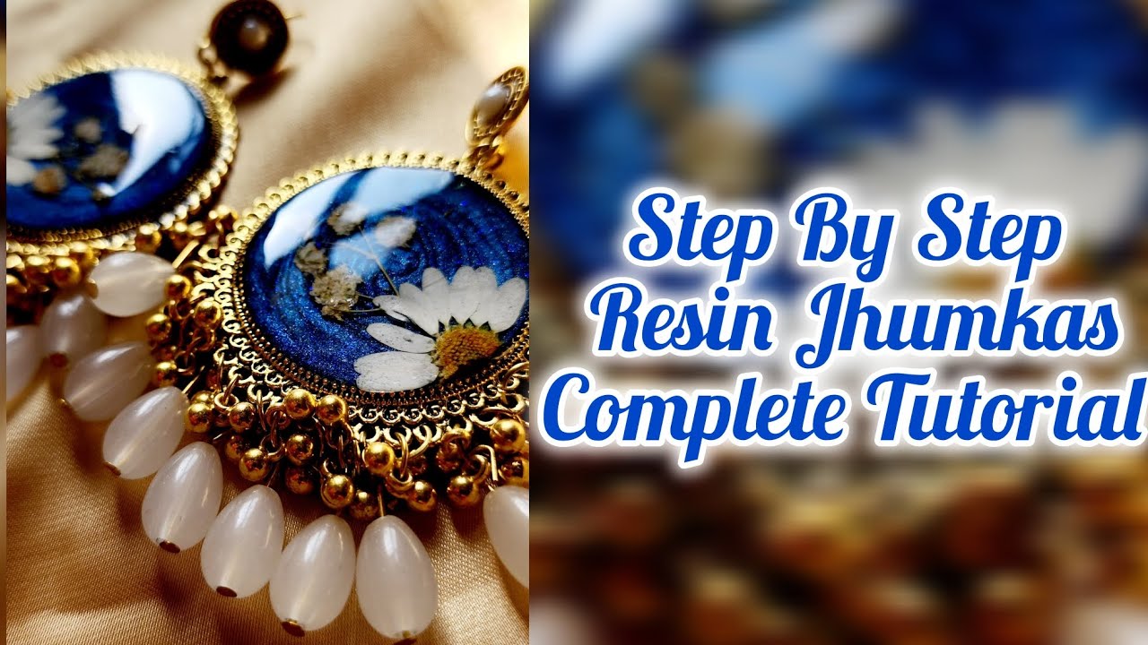 UV Resin Jhumkas - Complete Guideline #resin #resinjhumka #jhumka #diy #artist #art #craft #tutorial