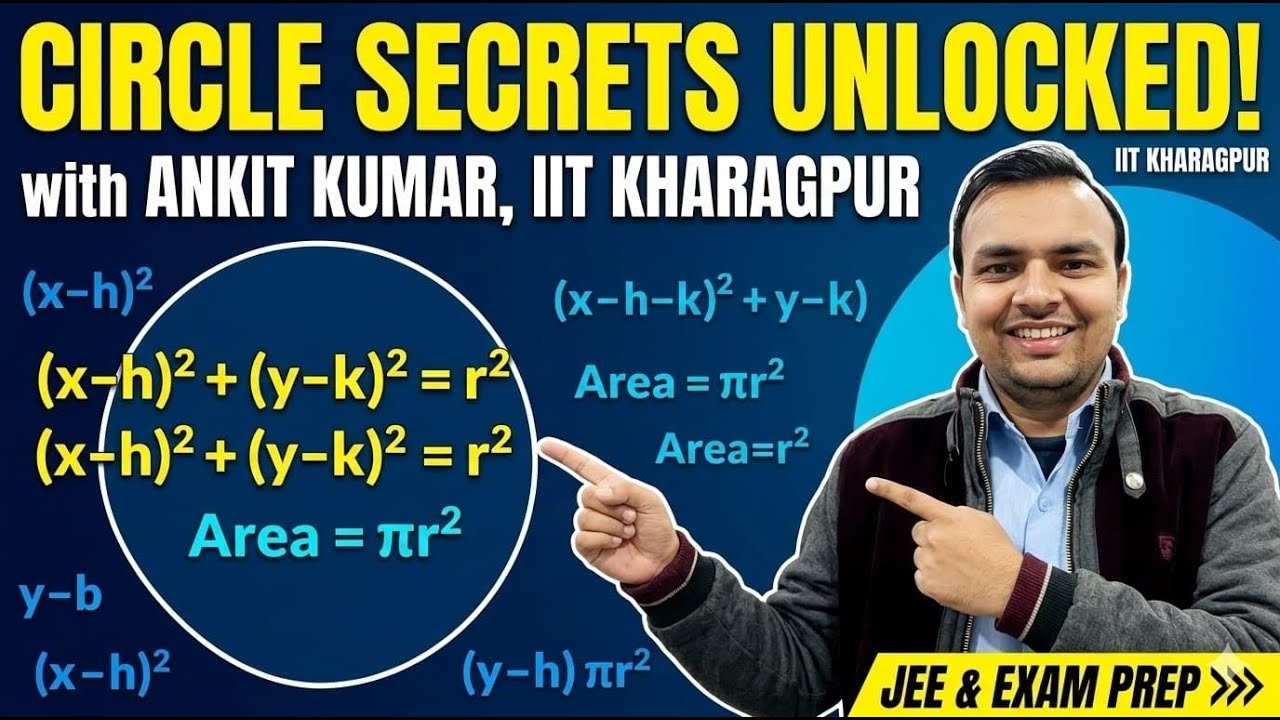 JEE Mains & JEE Advanced | (L-5 Part-II) Chord with given middle point | Live Streaming