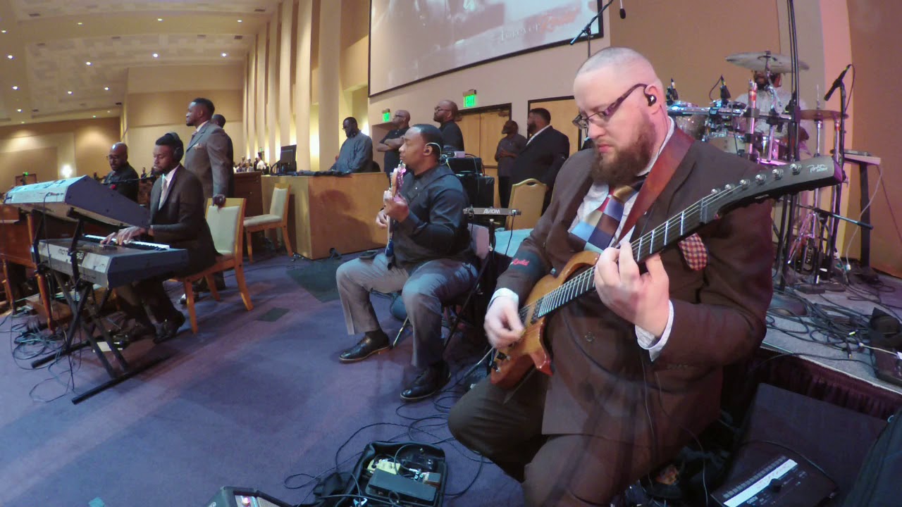 Total Praise - Redd Edwards Homegoing Service - Dan Spiffy Neuman, guitar