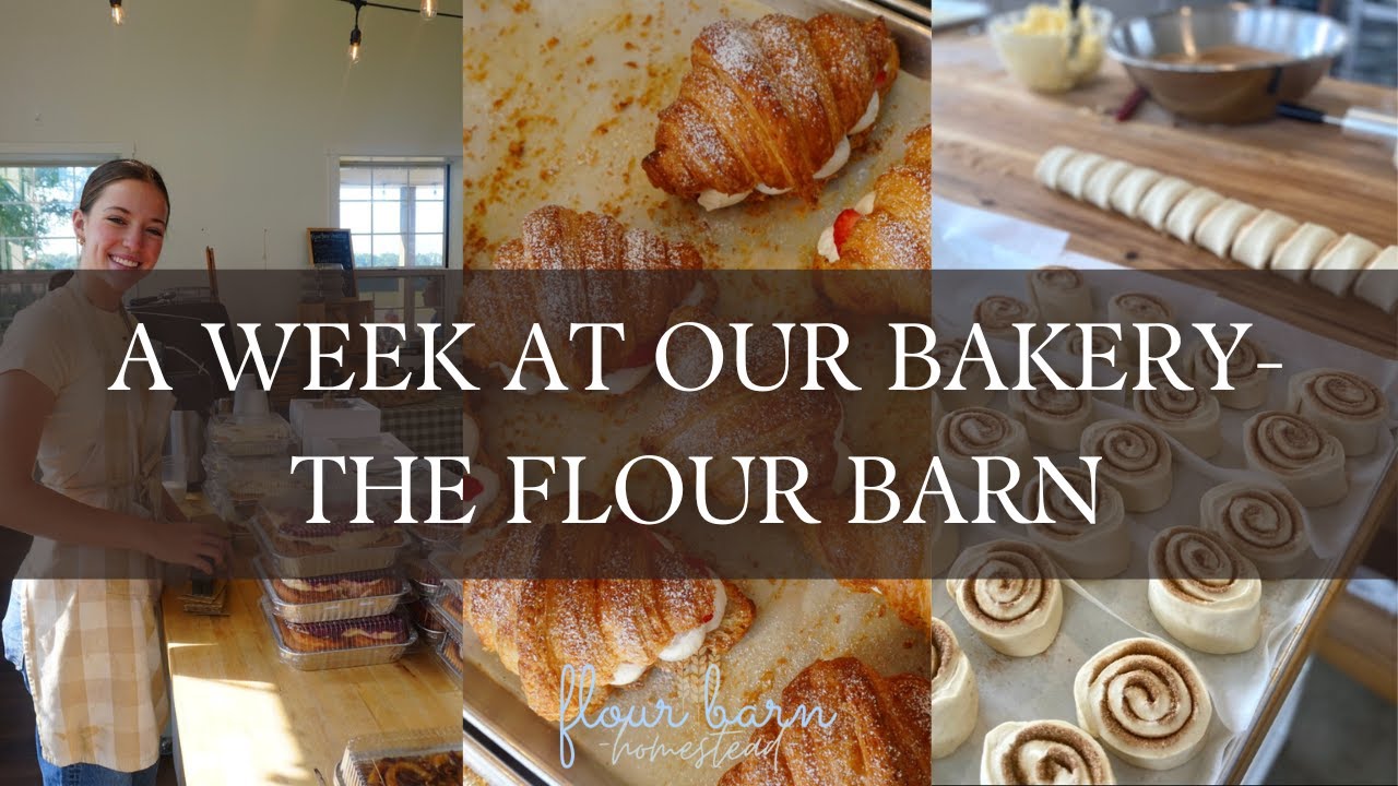 Неделя в нашей микро-пекарне Flour Barn — класс по приготовлению закваски, булочки с арахисовым м...