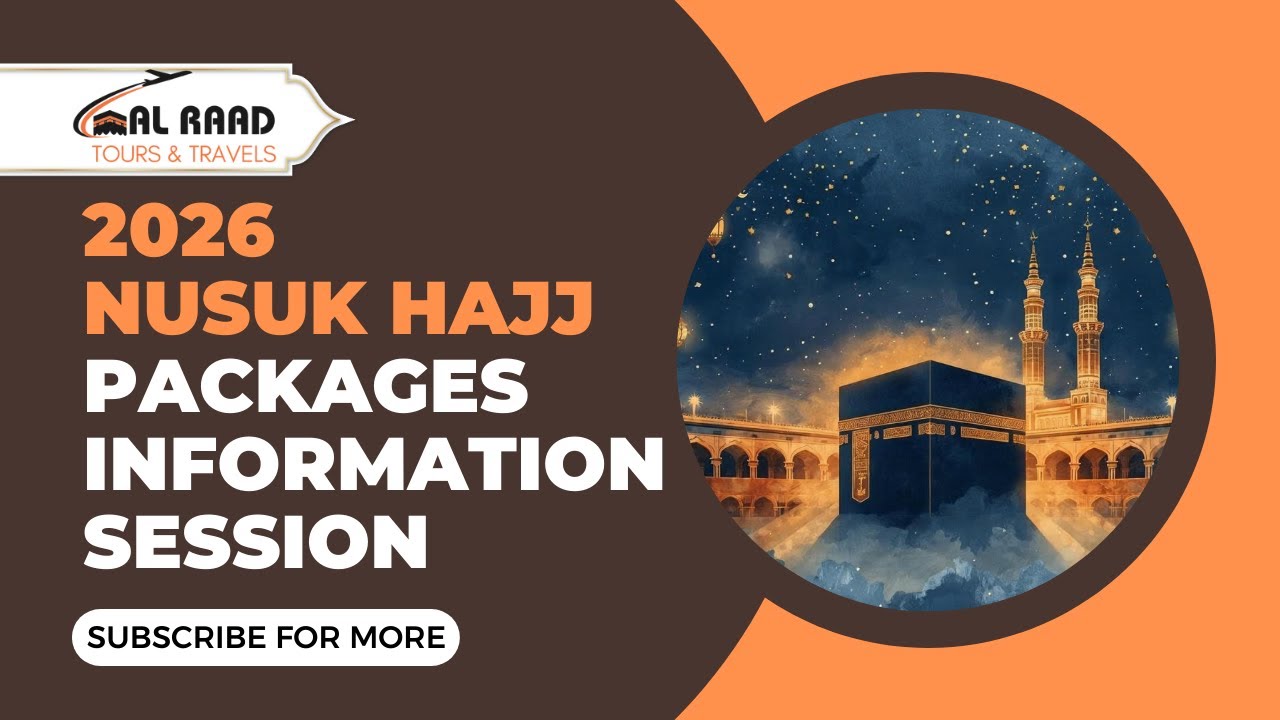 2026 Nusuk Hajj Packages Information Session #alraadtours #hajj2026 #hajjpackage2026