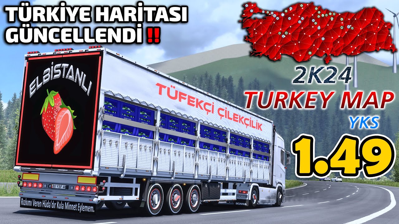 1.49 Türkiye Haritası Güncellendi !! Hal Dorse ile Osmaniye - Kahramanmaraş | 2K24 Turkey Map !!