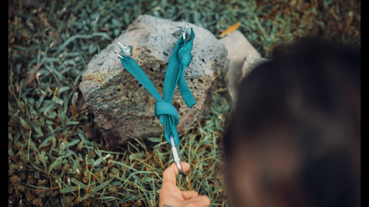 Cómo hacer un anclaje de canyoning