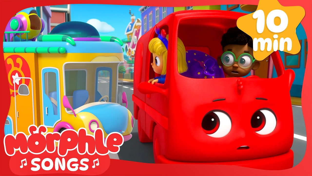 The Wheels on the Bus Fun! 🎶🚍| Morphle's Sing Along | Nursery Rhymes and Kids Songs