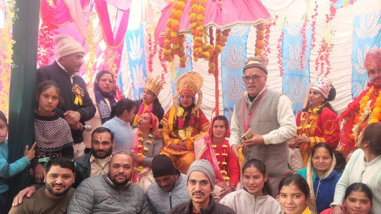 हमारी महिला मंगल दल द्वारा पंच दिवसीय कार्यक्रम का समापन और   श्री राम चन्द्र जी का राज्याभिषेक 🙏🙏🎉🎉