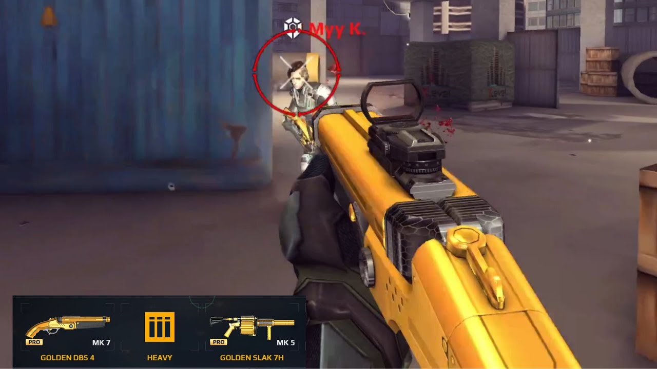 Modern Combat 5 GOLDEN DBS 4 and GOLDEN SLAK 7H (Cores at the end)