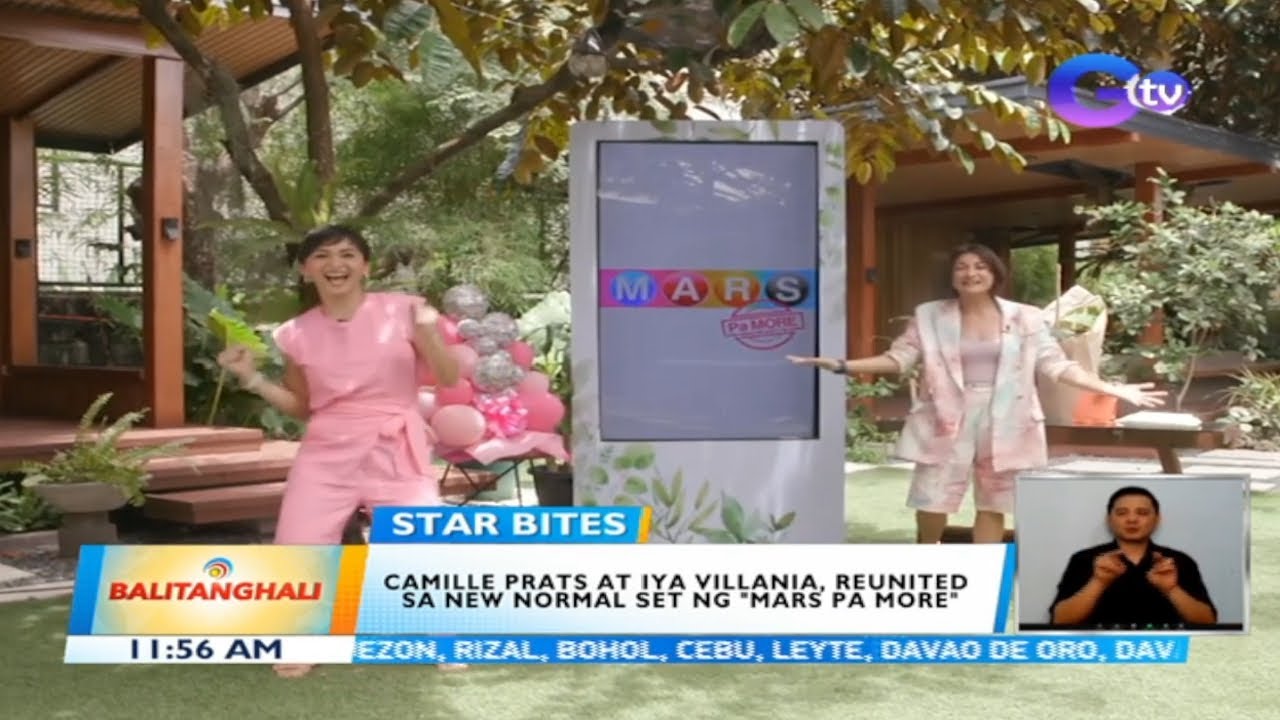 Camille Prats and Iya Villania reunite in new normal set of 'Mars Pa More' | BT