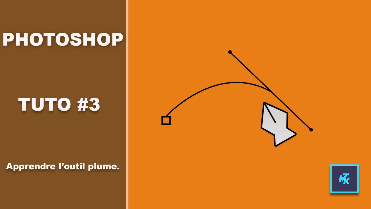 PHOTOSHOP : Apprendre l'outil plume TUTO #3