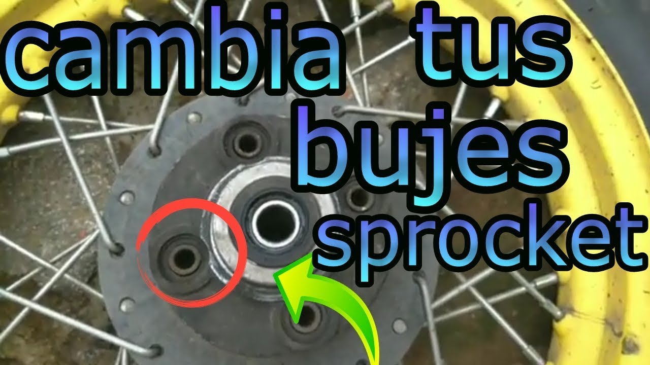 Dm 150 cambio de bujes del sprocket