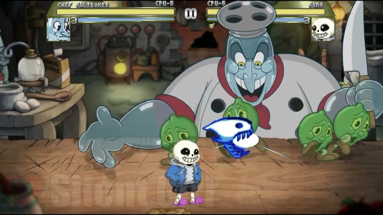 REQUESTED BY @StuffThatILikeYT: Chef Saltbaker vs Sans ver.s - Mugen Battle