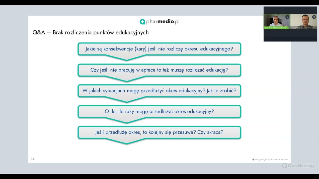 Twoje punkty edukacyjne - kompletny poradnik farmaceuty cz.2 [Q&A]