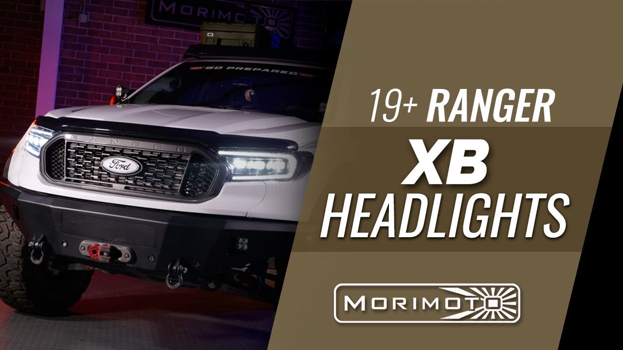 2019+ Ford Ranger XB LED Headlights | By Morimoto