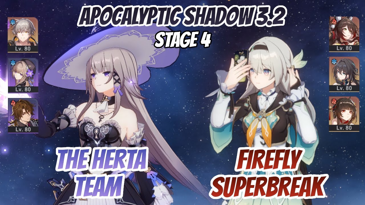 The Herta Team & Firefly SuperBreak Apocalyptic Shadow Stage 4 (3 Stars) | Honkai Star Rail