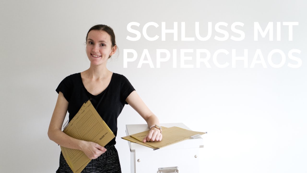 So bewahre ich meine Unterlagen auf | #Minimalismus & #Ordnung