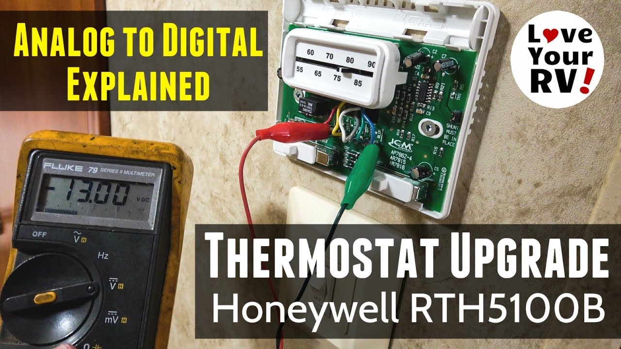 Analog to Digital RV Thermostat Upgrade Mod *Explained*