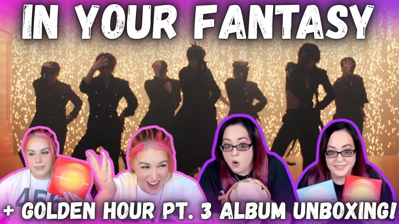 ATEEZ - 'In Your Fantasy' Official MV + Golden Hour Pt. 3 Album Unboxing | K-Cord Girls Reaction