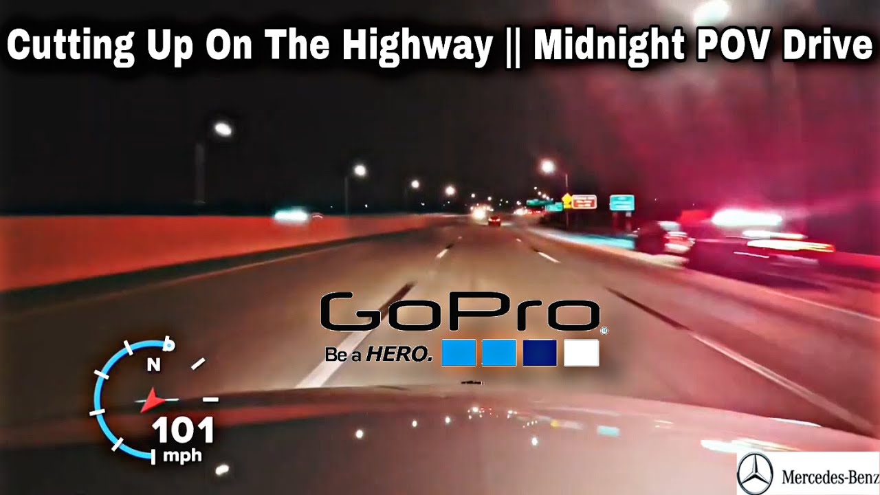Cutting Up On The Highway || NYC Midnight POV Drive 🚗💨