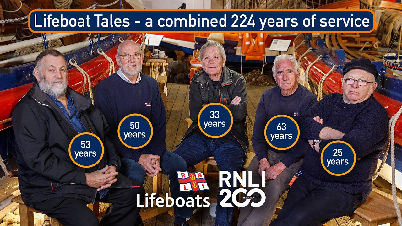 Five retired RNLI Sheringham Lifeboat crew share stories from their 224 years of saving lives at sea