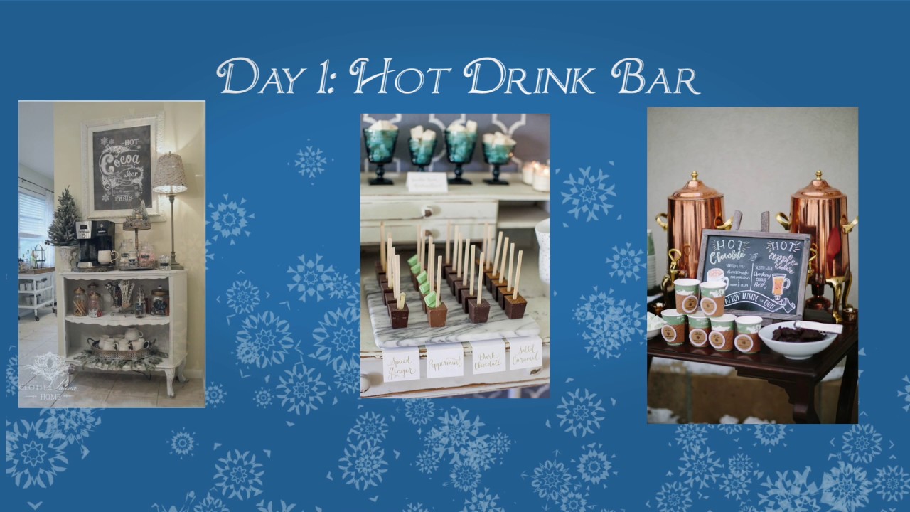 12 Days of Winter Wedding Ideas - Day 1: Hot Drink Bars