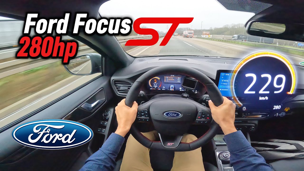 2025 Ford Focus Wagon 2.3 EcoBoost ST (280 hp) | POV Autobahn Short Test Drive in Germany