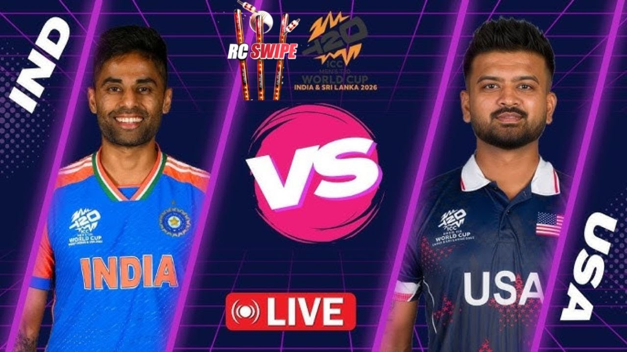 ICC worldcup 2026# RealCricketswipe IND VS USA Live streaming of SR Gamer Sudio