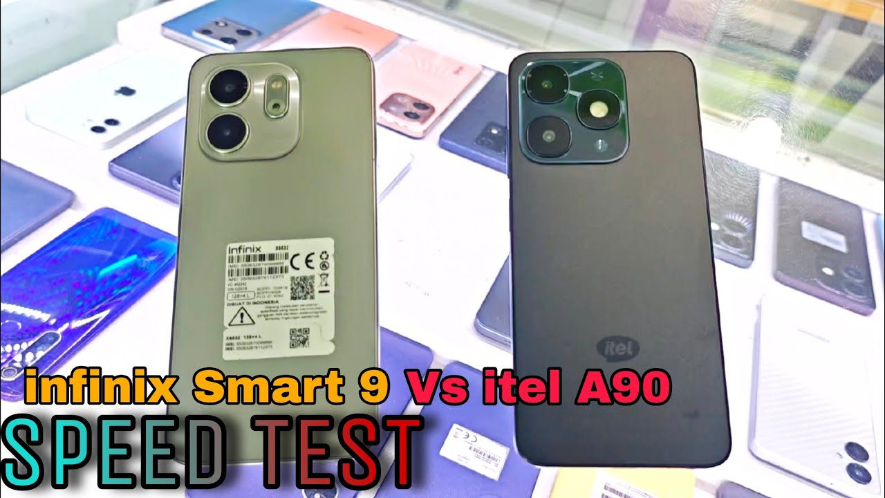 Infinix smart 9 vs itel A90 -SPEED TEST