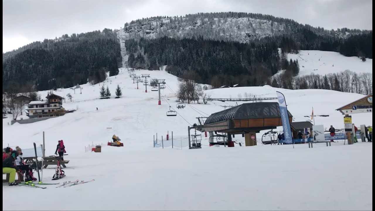 Esquiando de Praz-sur-Arly até Les Saisies - IDA E VOLTA