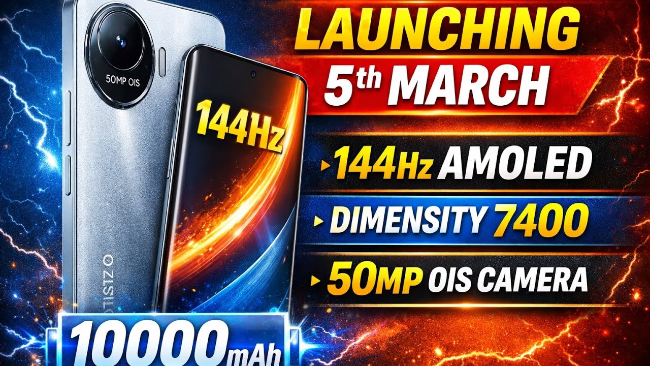 Realme Narzo Power 5G Launch Date Confirm 🔥 10000mAh Battery | 144Hz AMOLED | Price in India