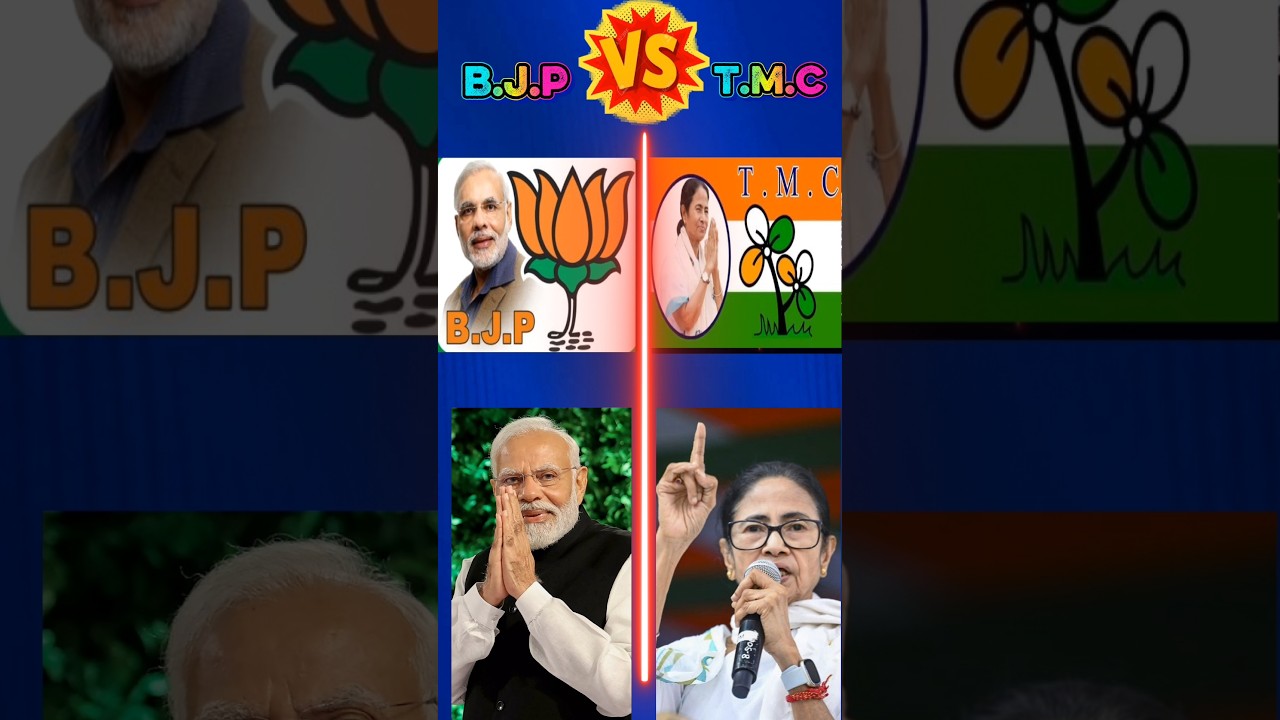 BJP vs TMC কোন পার্টি জয়লাভ করবে?#shortvideo #shortsviral #shortsfeed#bjp #tmc#modi#mamatabanerjee