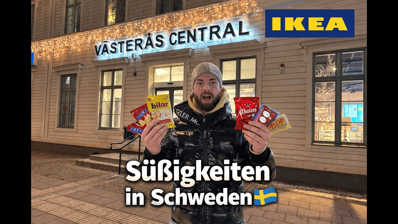 Ich teste Süßigkeiten in Schweden 🍬🍭😍