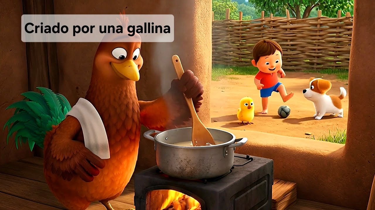 Criado por una gallina