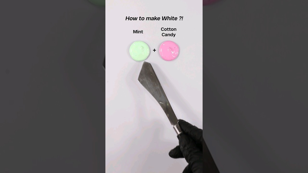 How to make White Color?!🎨#satisfying #mixedcolors #colormixingmagic