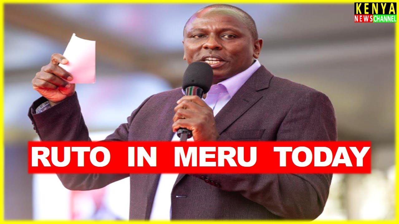 Listen to Kimani Ichungwa speech in front of Ruto today in Meru during NYOTA Capital Disbursement
