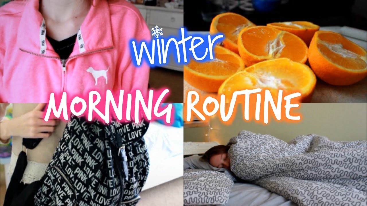 Winter Morning Routine for School 2015 | 8th Grade | Middle School | TheKatieRosette