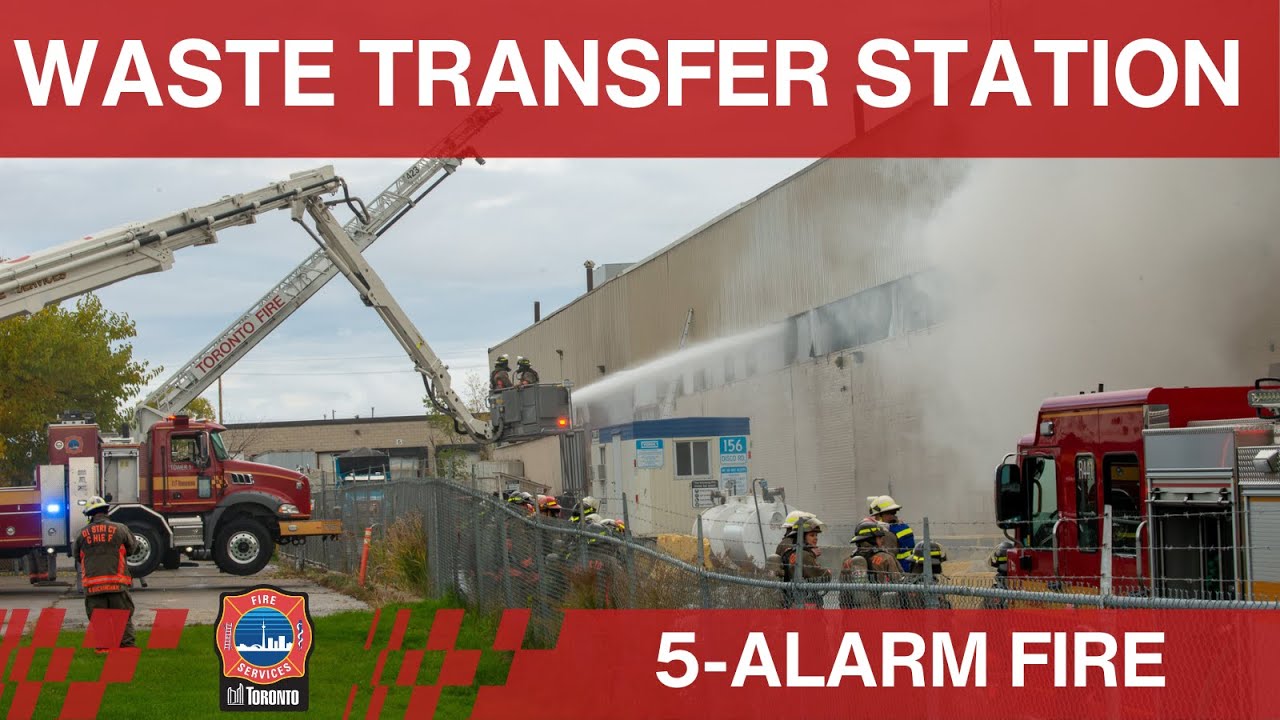 Fire at Waste Transfer Station – 156 Disco Road | Oct 22, 2025