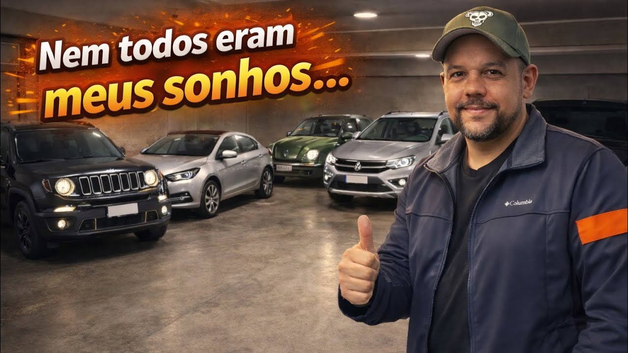 Carros que eu sonhava vs As BOMBAS que eu comprei 🚗🔥